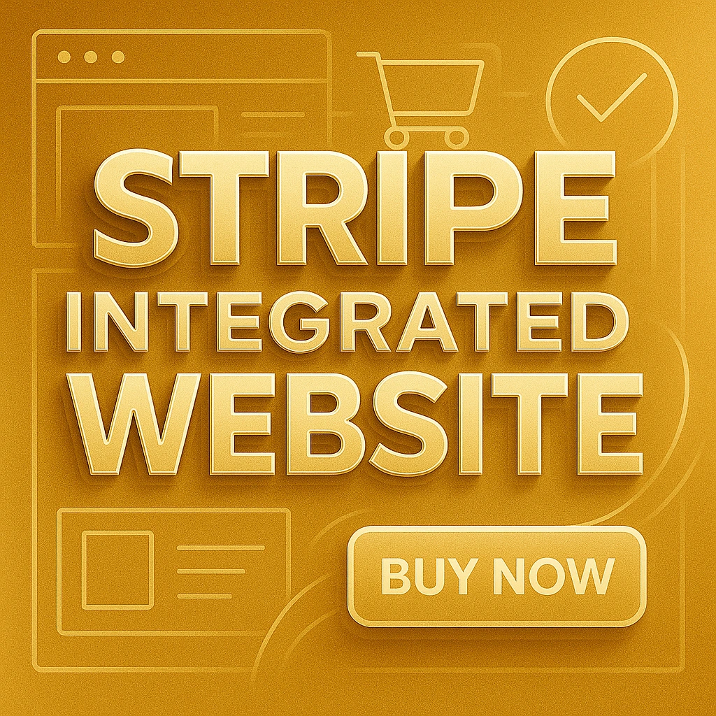 Stripe Integrated Website